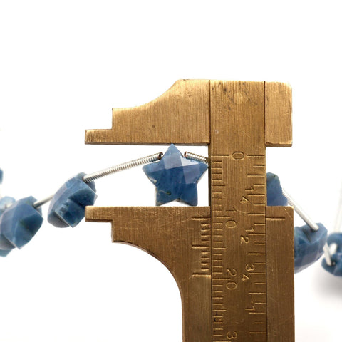 Blue Opal Star Faceted Natural Beads