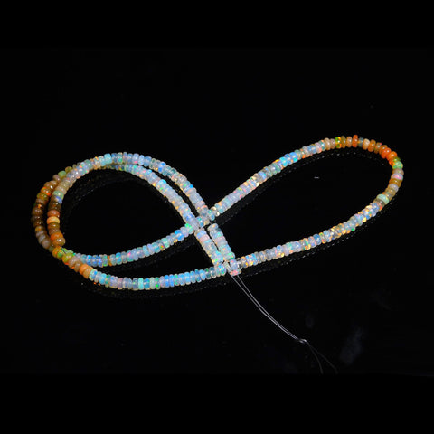 Ethiopian Opal Multi Tire Smooth Natural Beads 16 Inches Strands