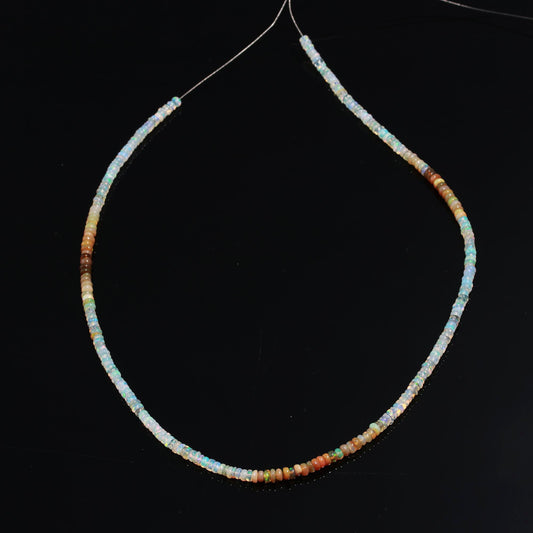 Ethiopian Opal Multi Tire Smooth Natural Beads 16 Inches Strands