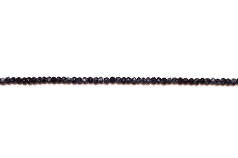 Chalcedony Blue Rondelle Faceted Natural Beads