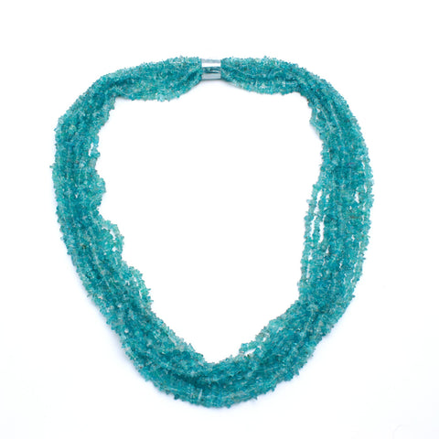 Apatite Chips Smooth Natural Beads 34 Inches Strand
