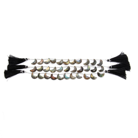 Labradorite Grey Moon Faceted Natural Beads 8 inches Strands