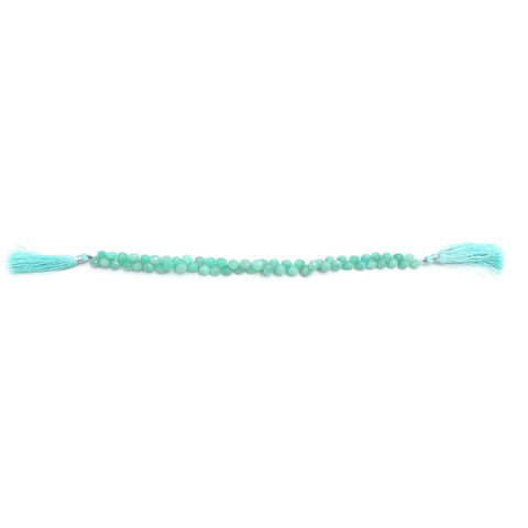 Amazonite Blue Onion Faceted Natural Beads