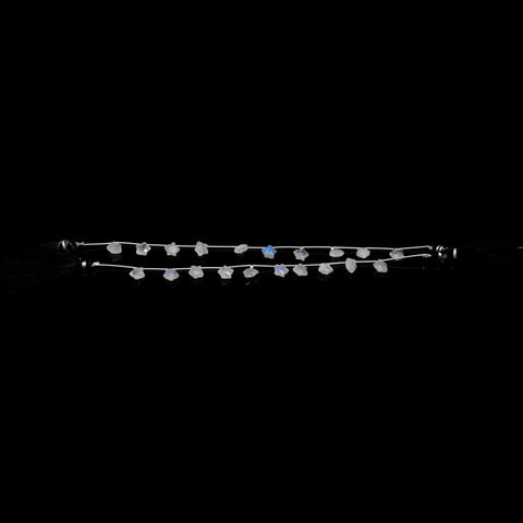 Rainbow Moonstone Star Faceted Natural Beads