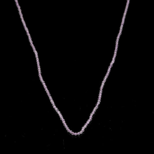 Pink Opal Round Faceted Natural Beads 12.5 Inches Strands