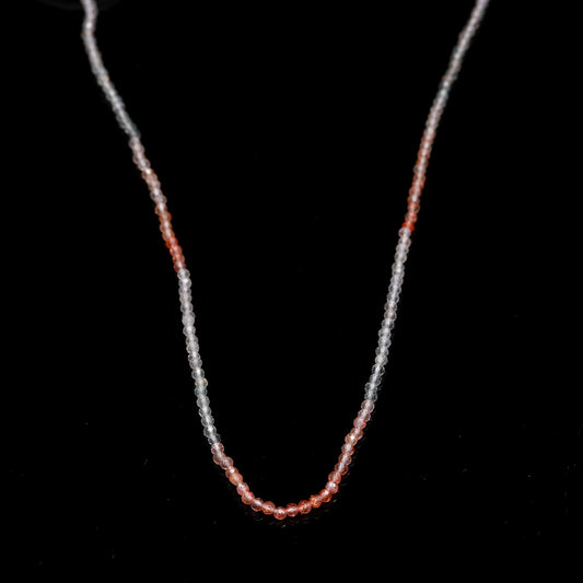 Mexican Fire Opal Orange Round Faceted Natural Beads 12.5 Strands