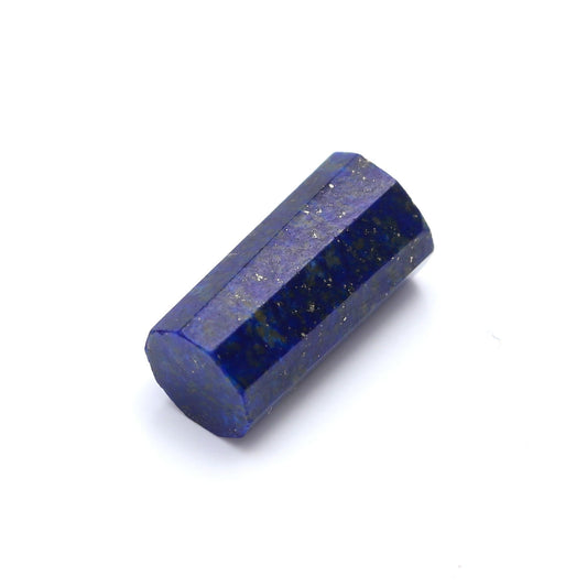 Lapis Lazuli Blue Double Pencil Faceted Natural 10 MM Beads
