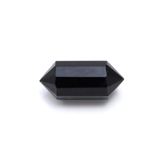 Black Onyx Double Pencil Faceted Natural 10 MM Stone