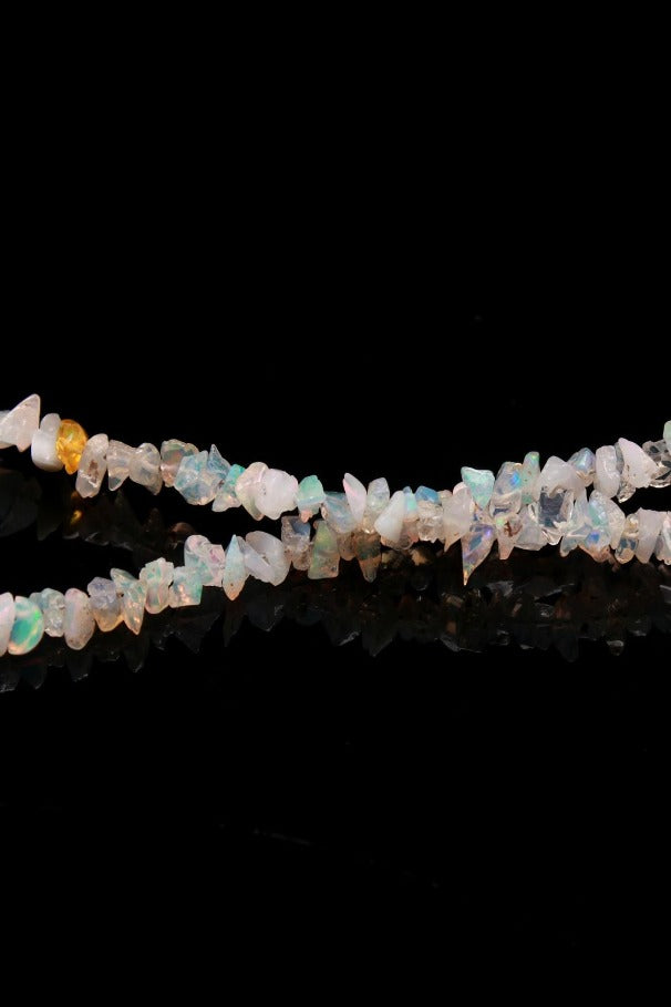 Multi Ethiopian Opal Chips Faceted Natural Beads