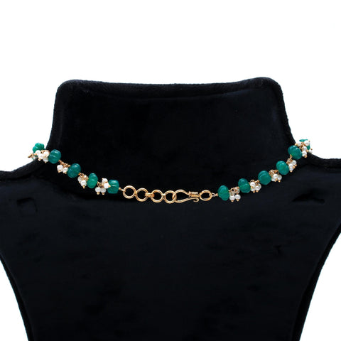 Jade Green Watermelon Smooth Natural Beads Necklace 24 Inches strands