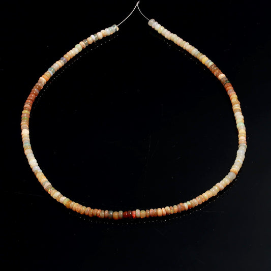 Ethiopian Opal Brown Tire Smooth Natural Beads 16 Inches Strands