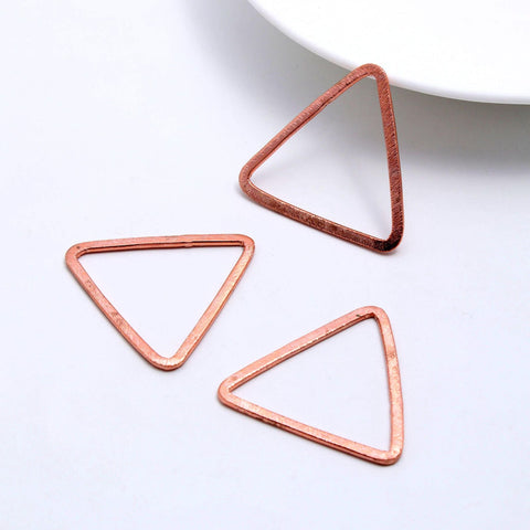 Copper Coated Brass Outline 39MM Triangle Blank