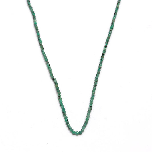 Green Onyx Shaded Green Round Faceted Natural Beads 12.5 inches strands