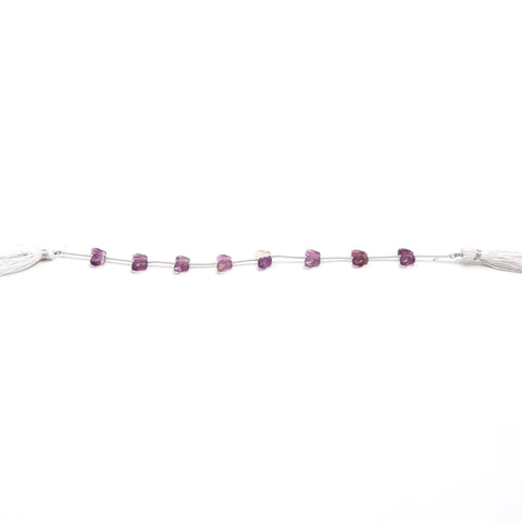 Ametrine Purple Butterfly Carving Natural Beads Centre Drilled 8 pieces