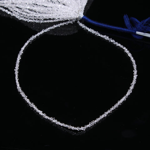 Herkimer Quartz Diamond Clear Faceted Natural Beads