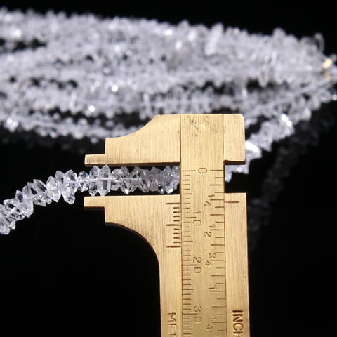 Herkimer Quartz Diamond Clear Faceted Natural Beads
