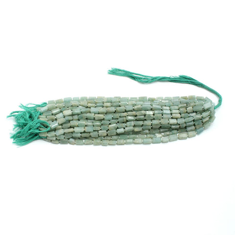 Aquamarine Blue Nugget Faceted Natural Beads