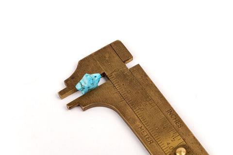 Turquoise Blue Star Faceted Natural Beads