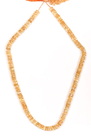 Citrine Orange Tire Smooth Natural Beads