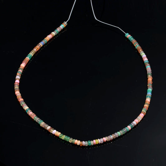 Ethiopian Opal Multi Tire Smooth Natural Beads 16 Inches Strands