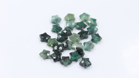 Labradorite Grey Star Carving Natural 10 MM Beads