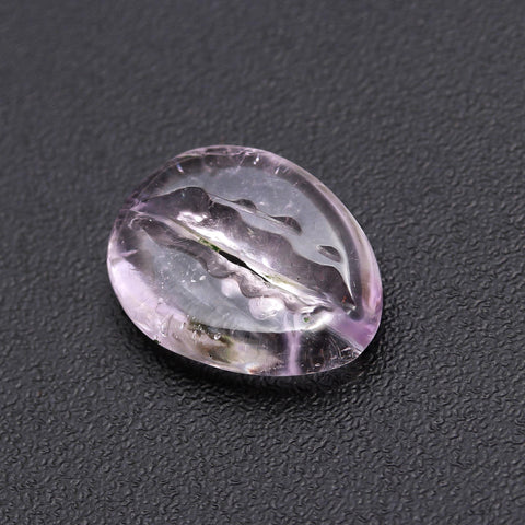Amethyst Pink Cowrie Shell Carving Natural 8 MM Stone
