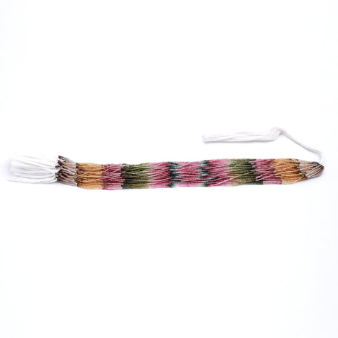 Watermelon Tourmaline Pink Round Faceted Natural Beads 13.5 Inches Strands