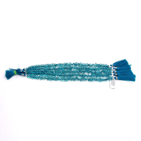 London Blue Topaz Drop Faceted Natural Beads 8 Inches Strands