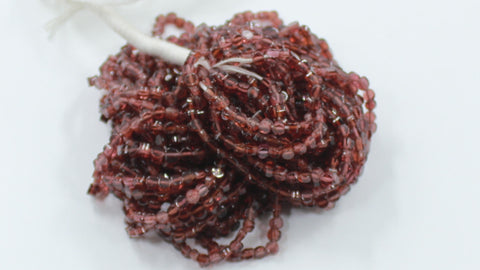 Garnet Red Coin Smooth Natural Beads 16 Inches Strands
