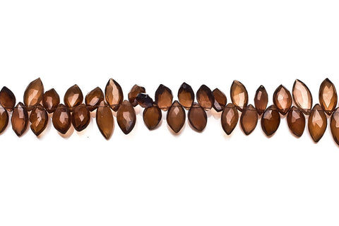 Smoky Black Marquise Faceted Natural Beads