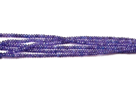 Lapis Lazuli Blue Rondelle Faceted Natural Beads