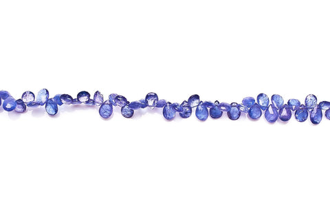 Tanzanite Blue Pear Faceted Natural Beads