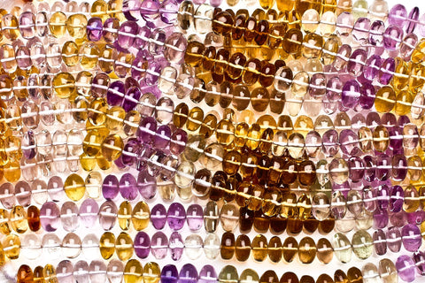 Mixed Mixed Rondelle Smooth Natural Beads