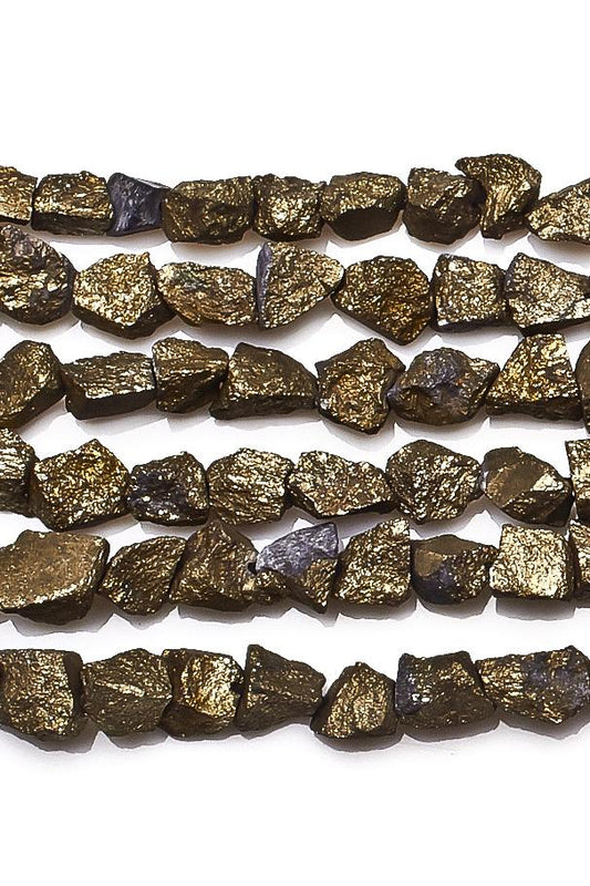 Pyrite Silver Nuggets Rough Natural Beads