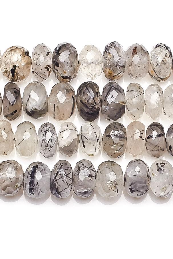 Black rutilated quartz