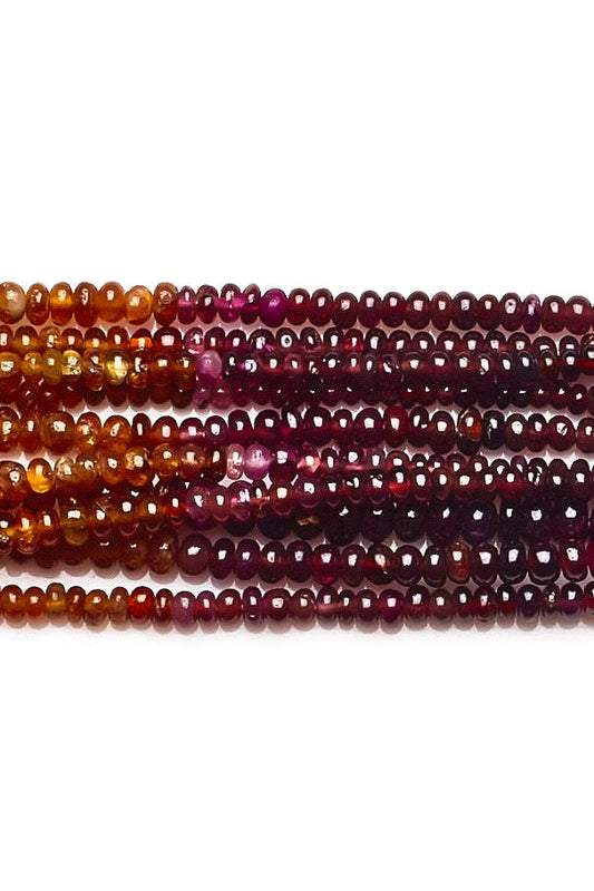 Sapphire Multi Rondelle Smooth Natural Beads