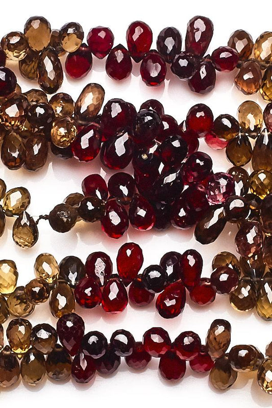 Sapphire Multi Drop Faceted Natural Beads