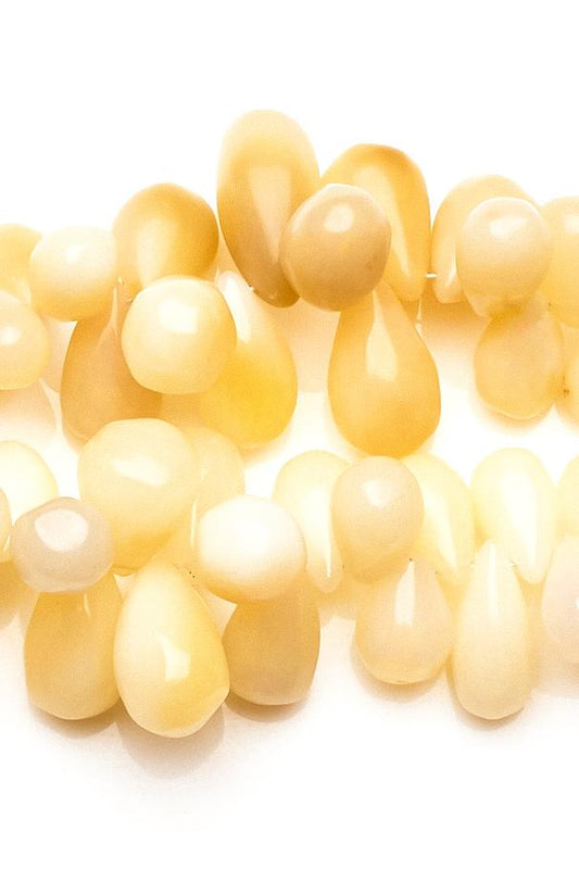 Ethiopian Opal Drop Smooth Natural Beads