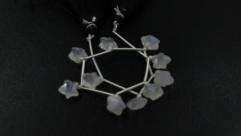 Rainbow Moonstone Star Faceted Natural Beads
