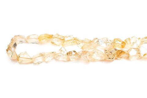 Rutilite White Nuggets Rough Mystic Coating Beads