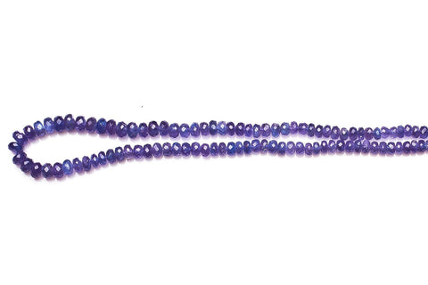 Lapis Lazuli Blue Rondelle Faceted Natural Beads