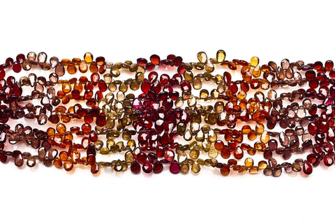 Sapphire Multi Pear Faceted Natural Beads