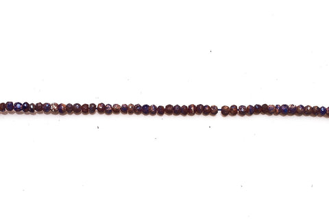Opal Blue Rondelle Faceted Natural Beads